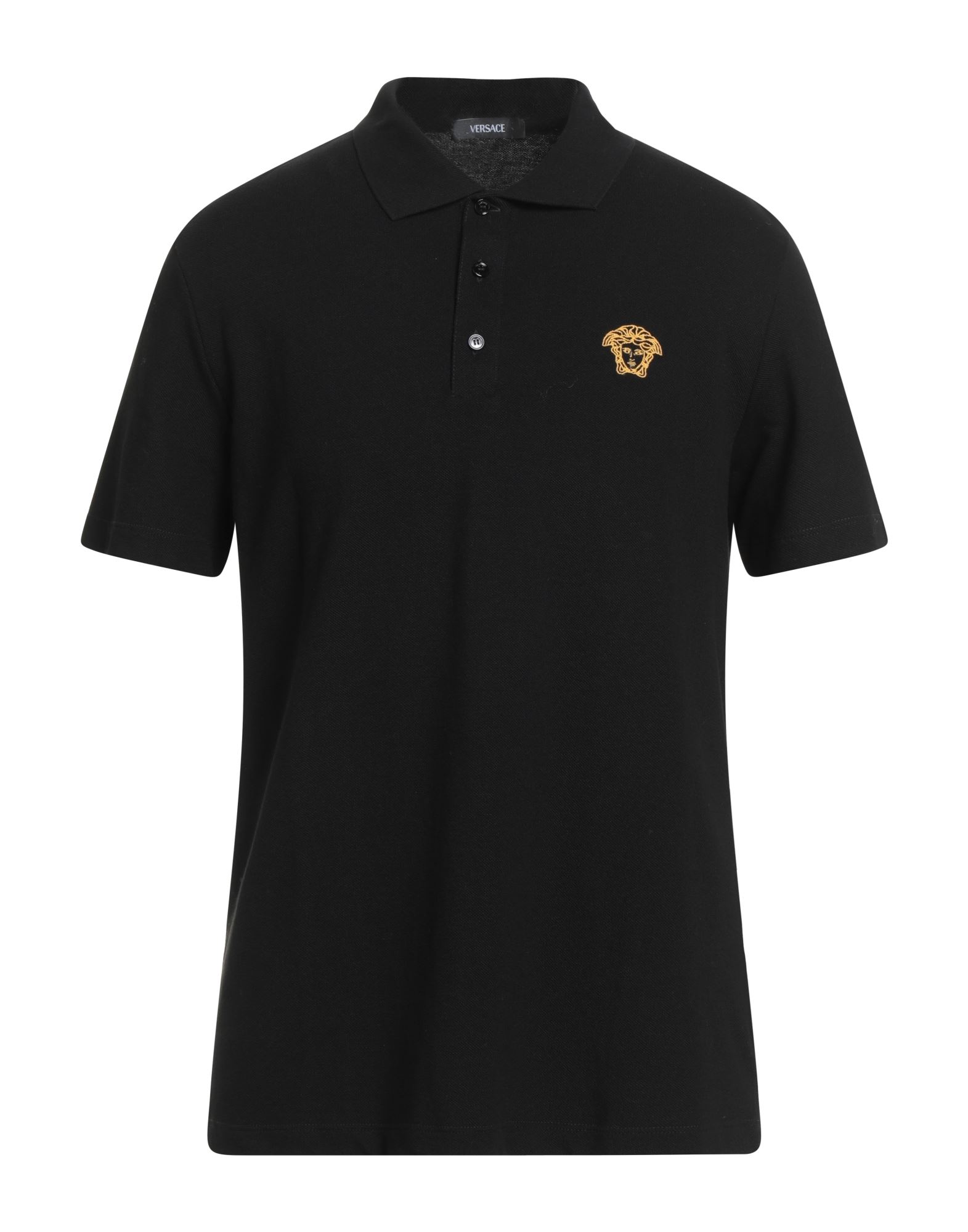 VERSACE●ヴェルサーチ ＜コットン ポロシャツ＞M0585m VERSACE/ヴェルサーチ】 ポロシャツ コットン100％/ポリエステル