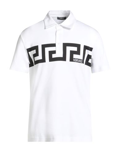 Versace Short Sleeve Cotton Polo Shirt