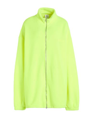 Vetements Woman Sweatshirt Lime Green Size L Polyester In Green