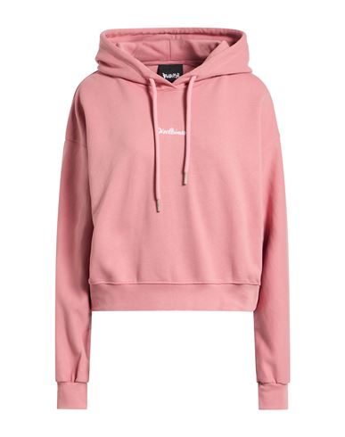 Disclaimer Woman Sweatshirt Salmon Pink Size L Cotton In Pink