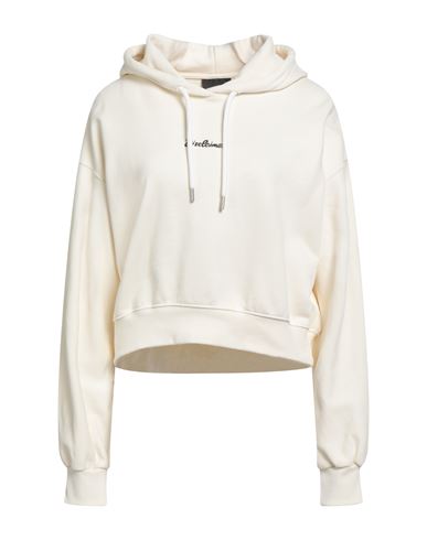 Disclaimer Woman Sweatshirt Cream Size L Cotton