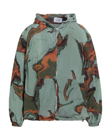 Lc23 Man Jacket Sage Green Size Xl Polyamide In Green