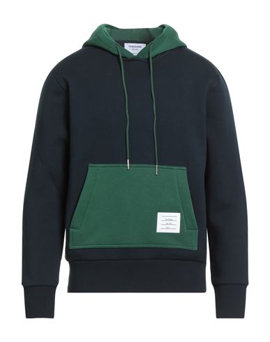 Thom Browne Man Sweatshirt Midnight Blue Size 4 Cotton, Elastane