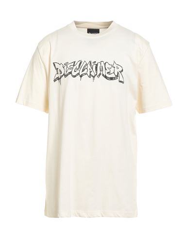 Disclaimer Man T-shirt Ivory Size Xxl Cotton In White