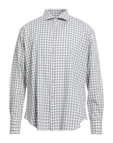Alexingh Man Shirt Grey Size 17 Cotton
