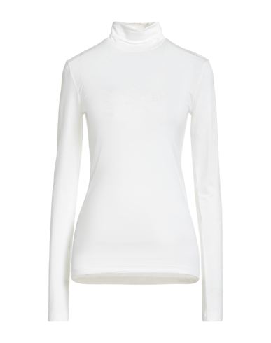Hinnominate Woman T-shirt Off White Size L Viscose, Elastane