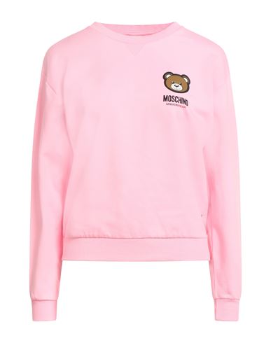 Moschino Underwear Woman Sweatshirt Light Pink Size S Cotton, Elastane
