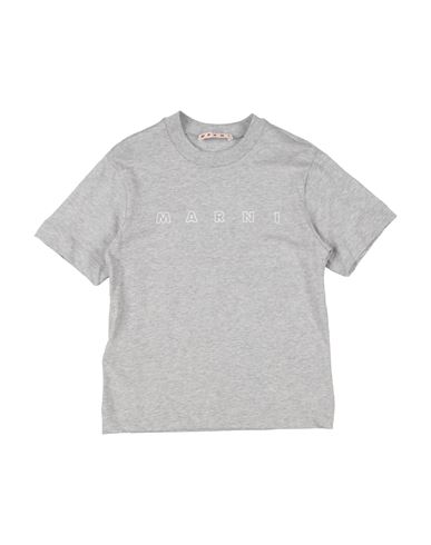 Marni Toddler Girl T-shirt Grey Size 6 Cotton In Gray