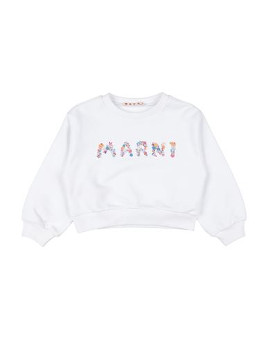 Marni Toddler Girl Sweatshirt White Size 6 Cotton In White