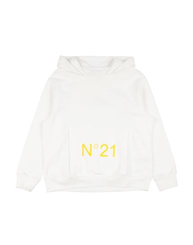 N°21 Toddler Boy Sweatshirt Off White Size 6 Cotton In White
