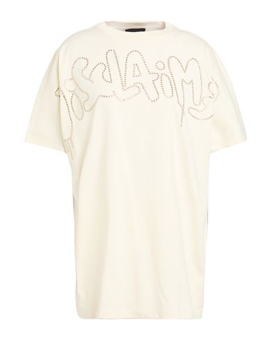 Disclaimer Woman T-shirt Ivory Size L Cotton In White