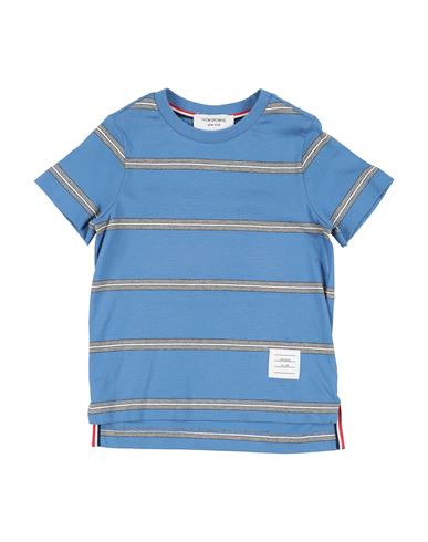 Thom Browne Toddler T-shirt Slate Blue Size 6 Cotton In Blue