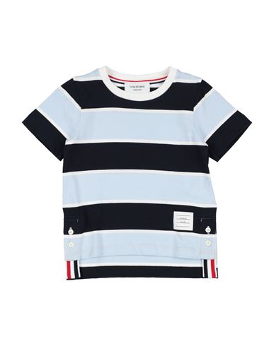 Thom Browne Toddler Boy T-shirt Sky Blue Size 6 Cotton In Blue