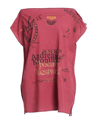 Andreas Kronthaler X Vivienne Westwood Woman T-shirt Garnet Size Onesize Cotton