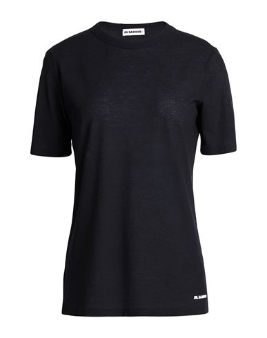 Jil Sander+ Woman T-shirt Black Size M Cotton In Black