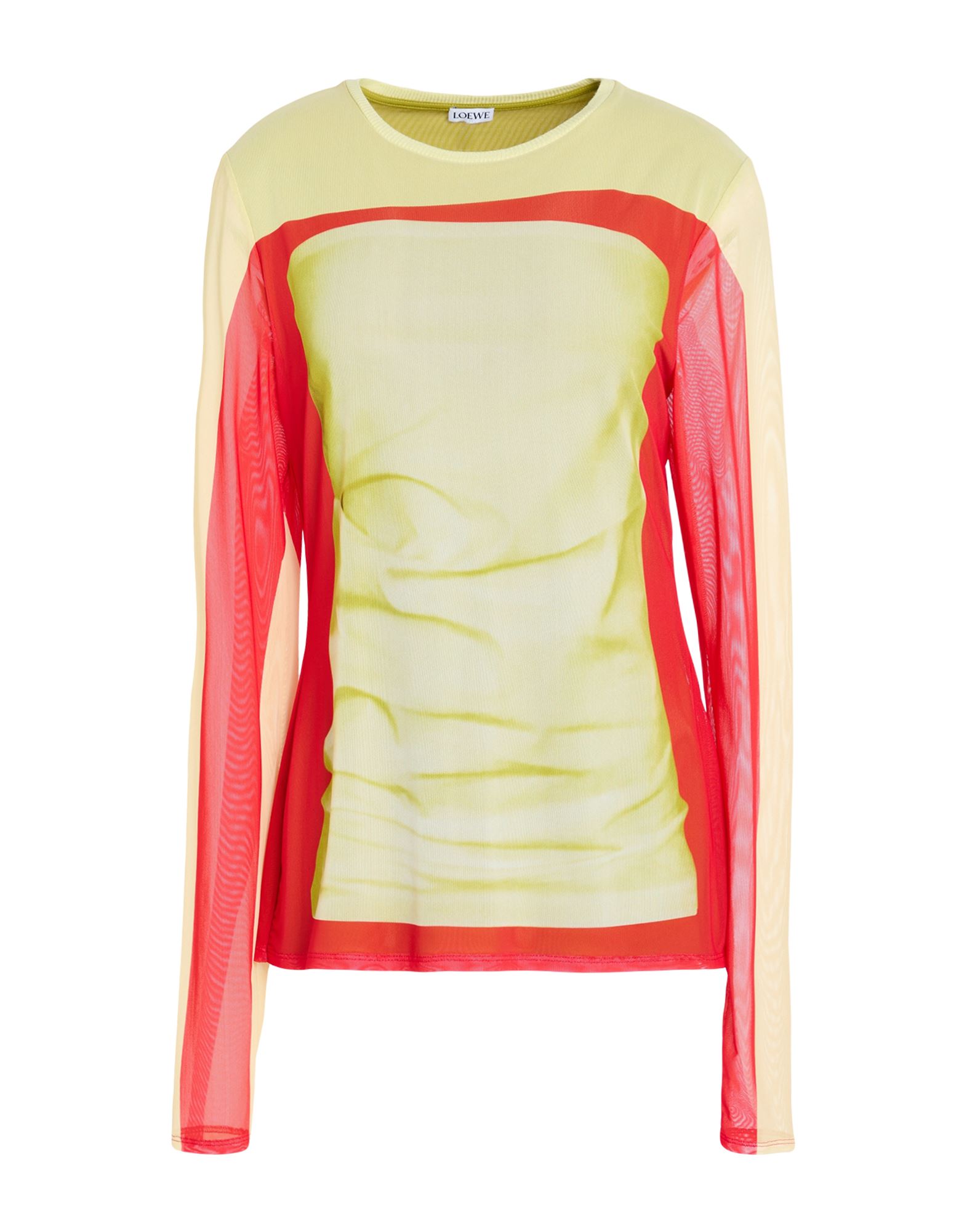 LOEWE トップス Loewe - Pink & Yellow Anagram Ribbed Halter Top | Mitchell