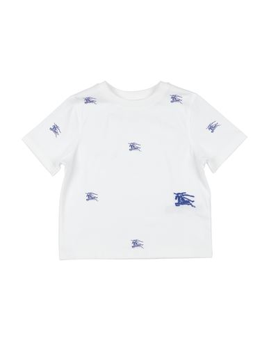 Burberry Prorsum Toddler Boy T-shirt White Size 6 Cotton, Elastane In White