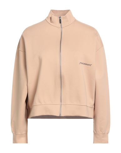 Hinnominate Woman Sweatshirt Sand Size M Viscose, Polyamide, Elastane