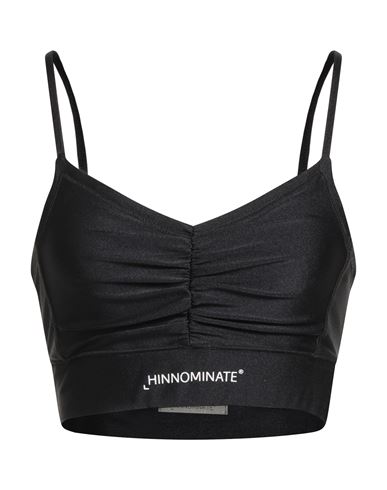 Hinnominate Woman Top Black Size M Polyamide, Elastane