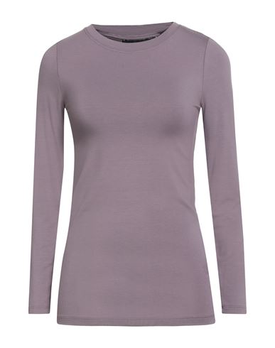 Alpha Studio Woman T-shirt Lilac Size 6 Viscose, Elastane