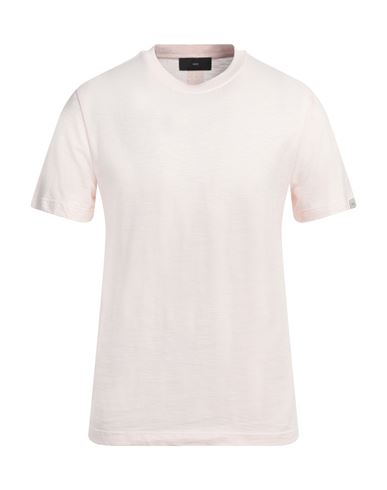 Man T-shirt Light pink Size S Cotton