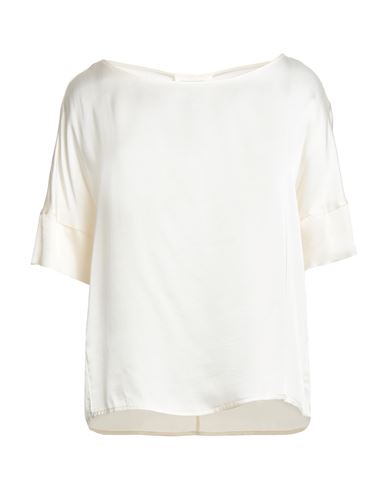 Alessia Santi Woman Top Ivory Size 6 Viscose In White