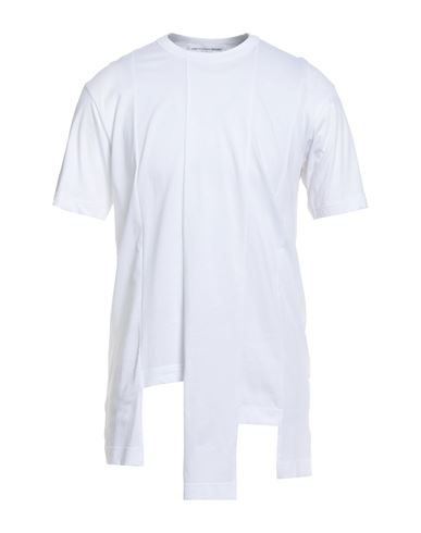 Comme Des Garçons Shirt Man T-shirt White Size Xl Cotton