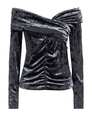 8pm Conscious Woman Top Charcoal Size L Polyester, Elastane In Gray