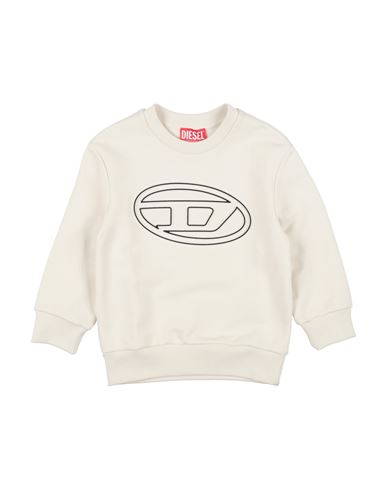 Diesel Toddler Boy Sweatshirt Light Grey Size 6 Cotton In White