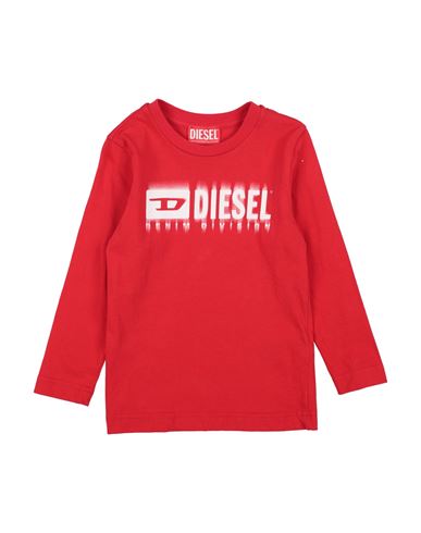 Diesel Toddler Boy T-shirt Red Size 6 Cotton In Red