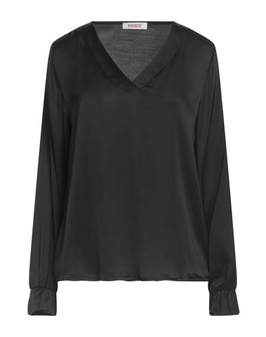 Kontatto Woman Top Black Size M Viscose In Black