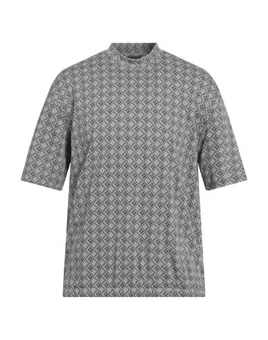 Emporio Armani Man T-shirt Taupe Size L Cotton In Multi