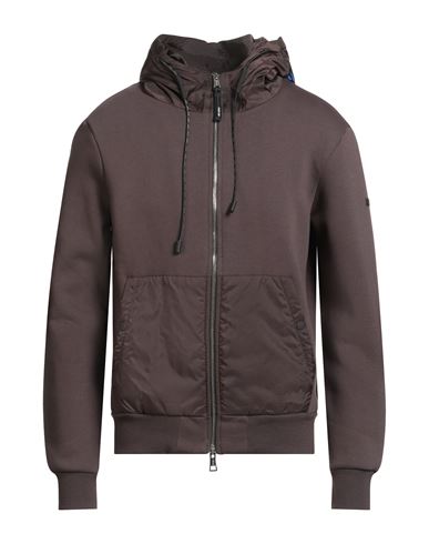Pmds Premium Mood Denim Superior Man Sweatshirt Dark Brown Size Xxl Cotton, Polyester, Elastane