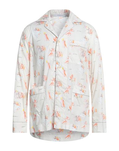 Maison Kitsuné Woman Shirt Off White Size L Cotton In White