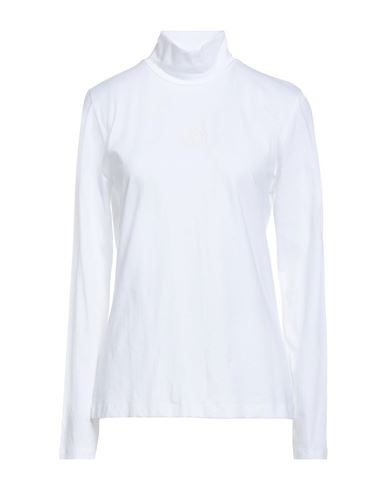 Karl Lagerfeld Woman T-shirt White Size L Cotton, Elastane
