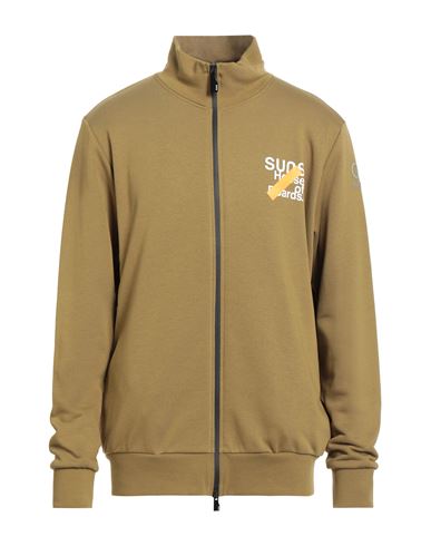 Suns Boards Man Sweatshirt Military Green Size Xxl Cotton, Polyester