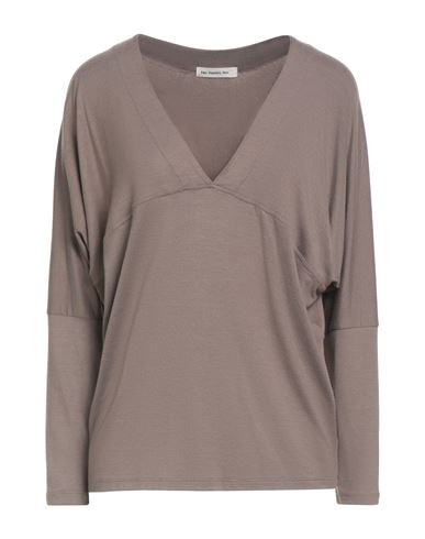 Two Sisters Bcn Woman T-shirt Khaki Size Onesize Viscose, Polyester, Elastane