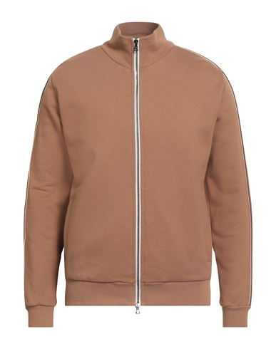 Ballantyne Man Sweatshirt Camel Size L Cotton In Brown
