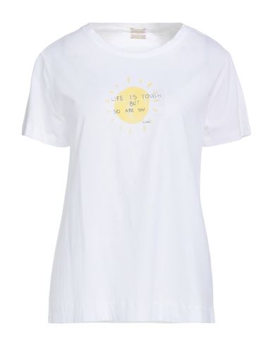 Massimo Alba Woman T-shirt White Size L Cotton In White