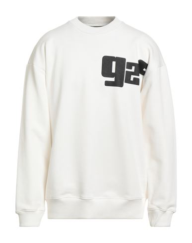 G2firenze Man Sweatshirt Cream Size Xl Cotton