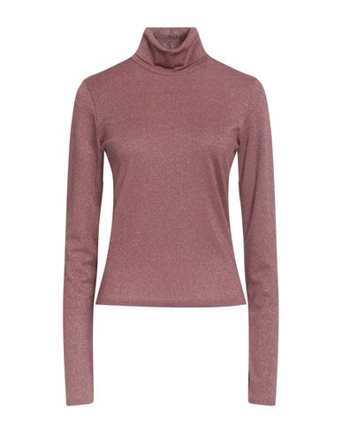 Essentiel Antwerp Woman T-shirt Antique Rose Size 2 Viscose, Polyamide, Metallic Fiber, Elastane In Neutral