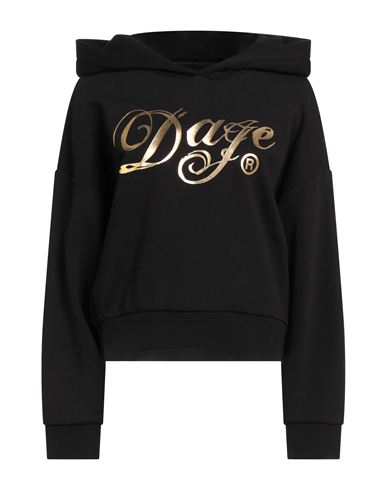 Daje . Not Only In Paris Woman Sweatshirt Black Size S Cotton, Polyester In Black