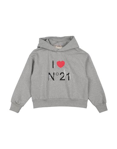 N°21 Toddler Girl Sweatshirt Grey Size 6 Cotton In Gray