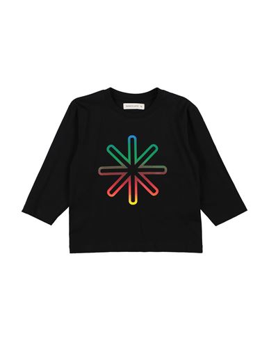 Manuel Ritz Toddler Boy T-shirt Black Size 4 Cotton In Black