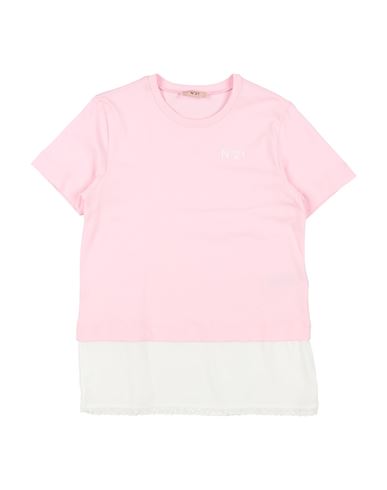 N°21 Toddler Girl T-shirt Pink Size 6 Cotton, Viscose In Pink