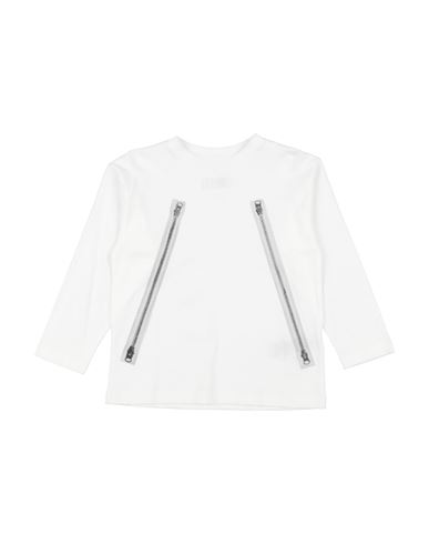 Mm6 Maison Margiela Babies'  Toddler T-shirt White Size 6 Cotton
