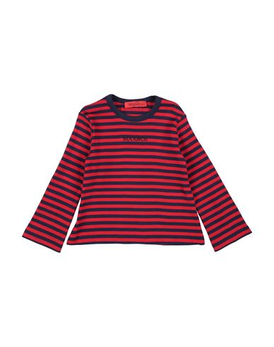 Max & Co . Toddler Girl T-shirt Navy Size 6 Cotton In Red