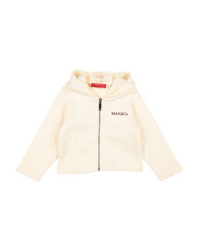 Max & Co . Toddler Girl Sweatshirt Cream Size 4 Cotton In Neutral