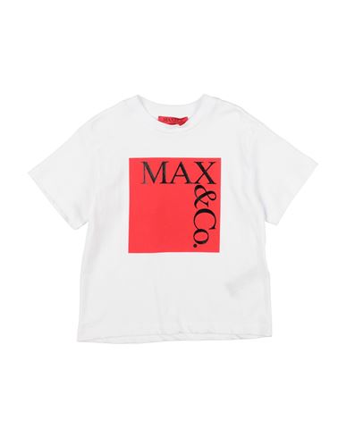 Max & Co . Mini Me Toddler Girl T-shirt White Size 6 Cotton In White