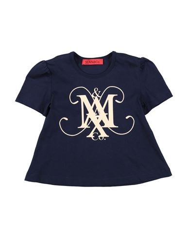 Max & Co . Toddler Girl T-shirt Navy Size 6 Cotton In Blue